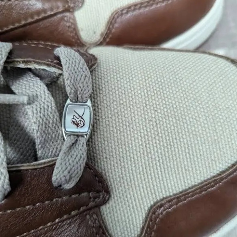 Size 9.5 - Reebok Daddy Yankee Beige/White/Brown - Picture 9 of 12